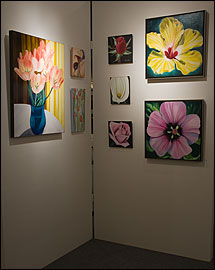 Flowers by Marian Gliese at Artists' Gallery in Columbia, Maryland, March 2007